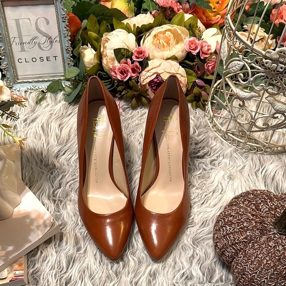 Franco Sarto Elegant Brown Women's Heels Pumps - Picture 1 of 9
